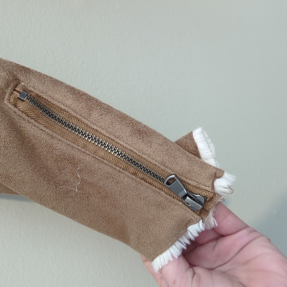 Faux/vegan suede jacket lovestitch large - Picture 8 of 13